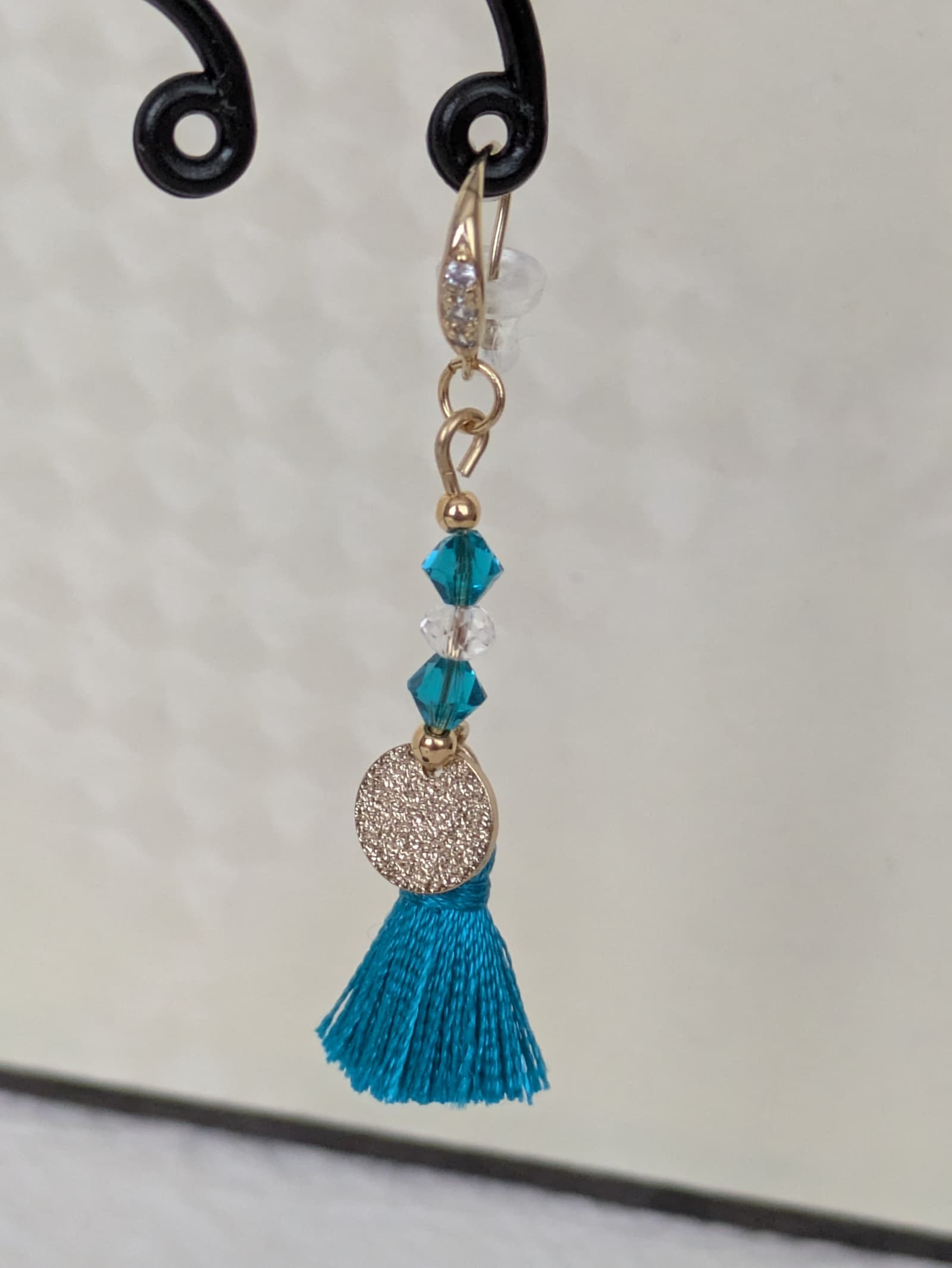 Boucles d'oreilles Rêve de Lagon - Collection Éclats d'Okinawa - Par Sakura Créations