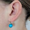 Boucles d'oreilles Vagues Turquoises - Collection Éclats d’Okinawa - Par Sakura Créations