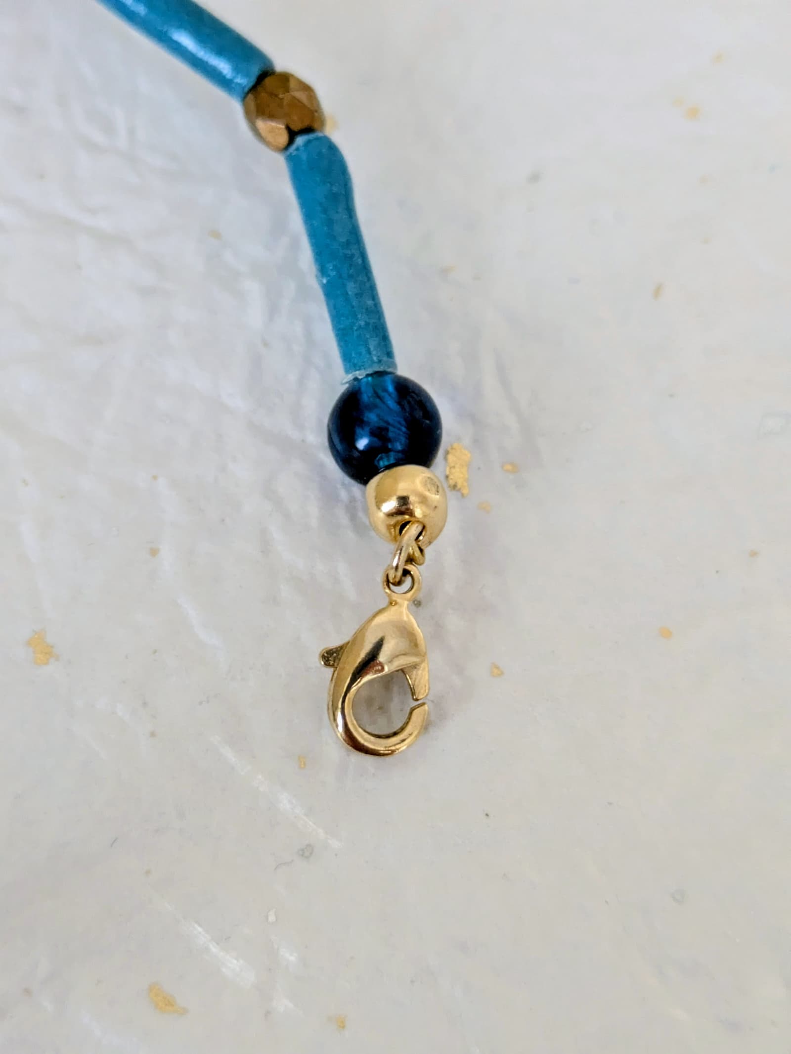 Bracelet Reflets d'Azur - Collection Voyage Turquoise - Par Sakura Créations