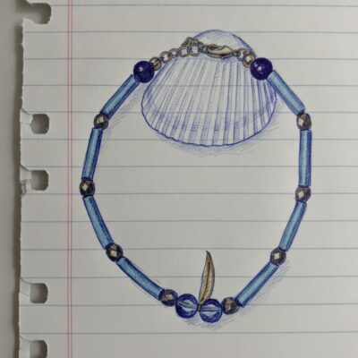 Bracelet Reflets d'Azur - Collection Voyage Turquoise - Par Sakura Créations