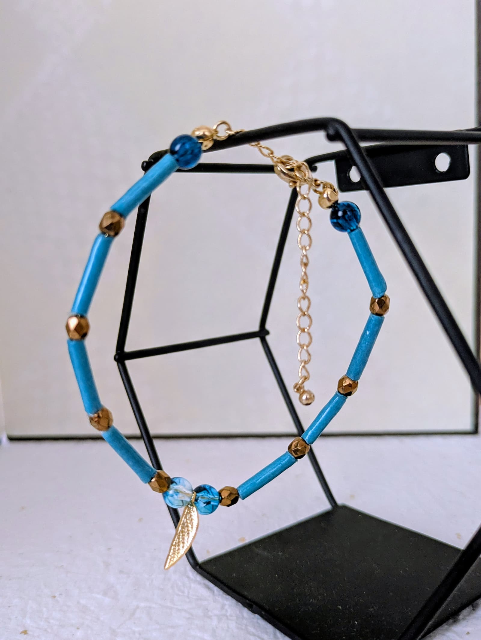 Bracelet Reflets d'Azur - Collection Voyage Turquoise - Par Sakura Créations