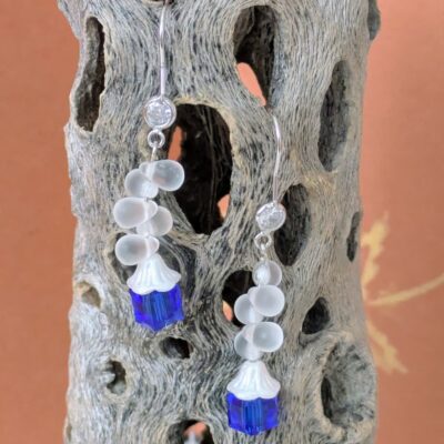 Boucles d'oreilles Douceur de Hozugawa - Collection Rivières Enchantées - Par Sakura Créations