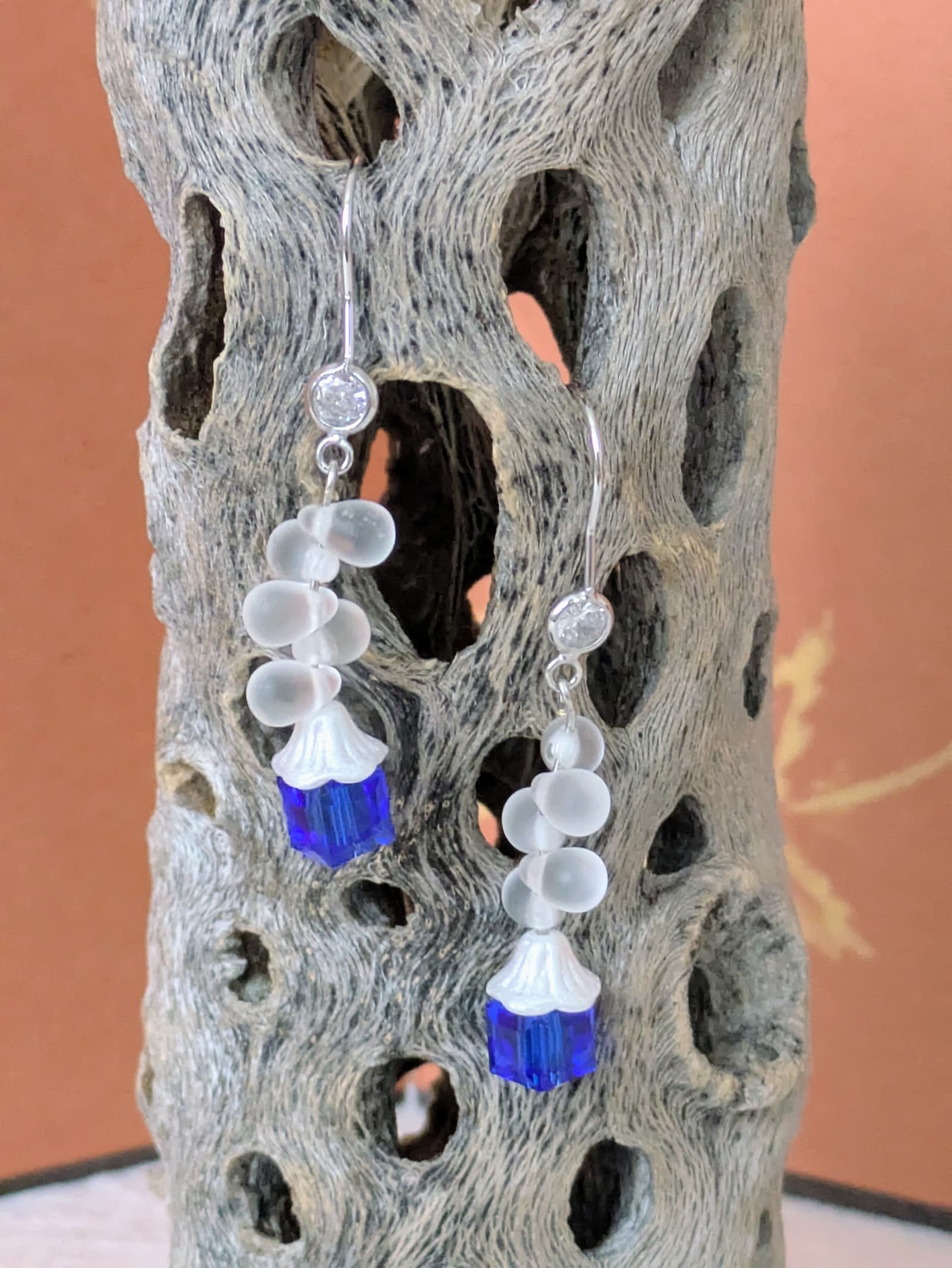 Boucles d'oreilles Douceur de Hozugawa - Collection Rivières Enchantées - Par Sakura Créations