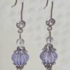 Boucles d'oreilles Lanterne Violette, Collection Violet Zen, par Sakura Créations