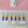 Boucles d'oreilles Lueurs du Crépuscule - Trois déclinaisons de couleurs - Collection Voyage à Osaka - Par Sakura Créations