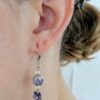 Boucles d'oreilles Violette de Sumi - Collection Violet Zen - Par Sakura Créations