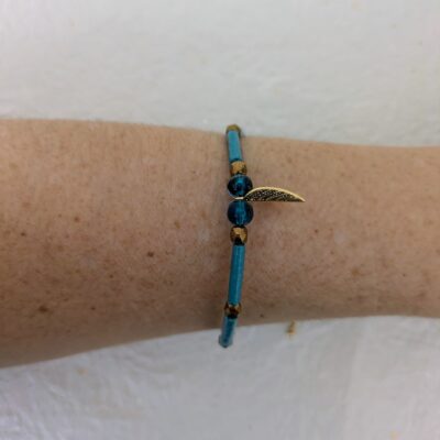 Parure Voyage Turquoise - Éclats Prismatiques - Collection Voyage Turquoise - Par Sakura Créations