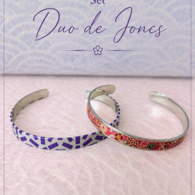 Duo de Joncs - Collection Plumes de Papier Washi - Par Sakura Créations