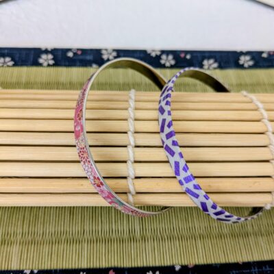 Duo de Joncs - Collection Plumes de Papier Washi - Par Sakura Créations