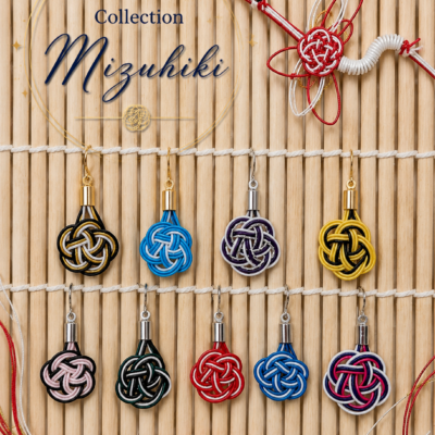 Boucles d'oreilles de la Collection Mizuhiki - Par Sakura Créations