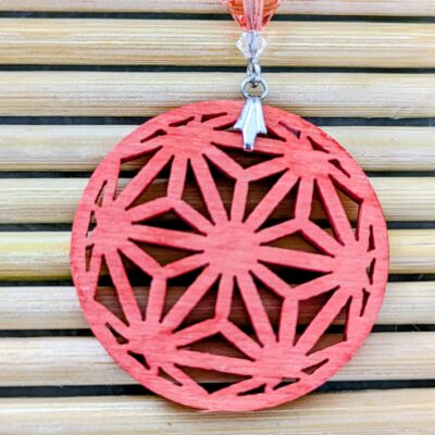 Boucles d'oreilles Hanasaki – Orange - Collection Kumiko - Par Sakura Créations