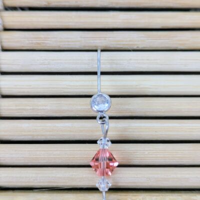 Boucles d'oreilles Hanasaki – Pêche - Collection Kumiko - Par Sakura Créations