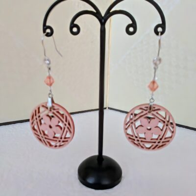 Boucles d'oreilles Hanasaki – Pêche - Collection Kumiko - Par Sakura Créations