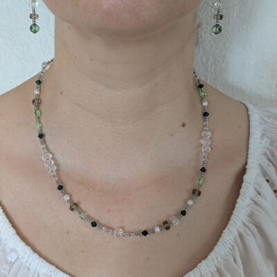 Parure Forêt d'Akasawa - Collection Rivières Enchantées - Par Sakura Créations