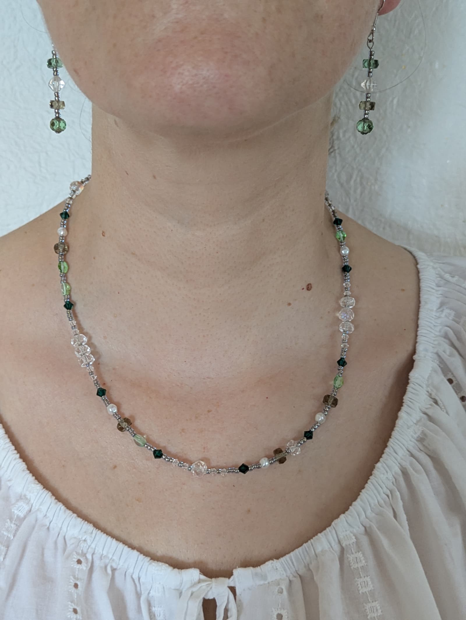 Parure Forêt d'Akasawa - Collection Rivières Enchantées - Par Sakura Créations