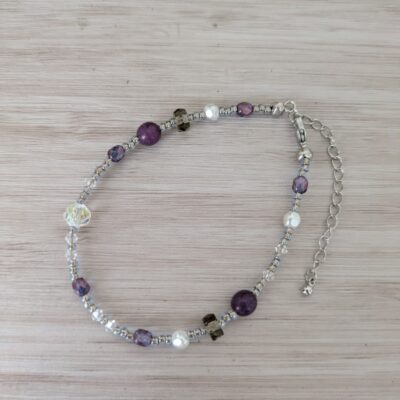 Parure Complète Rivière de Kiso (Collier, Bracelet, Boucles d'oreilles) - Collection Rivières Enchantées - Par Sakura Créations