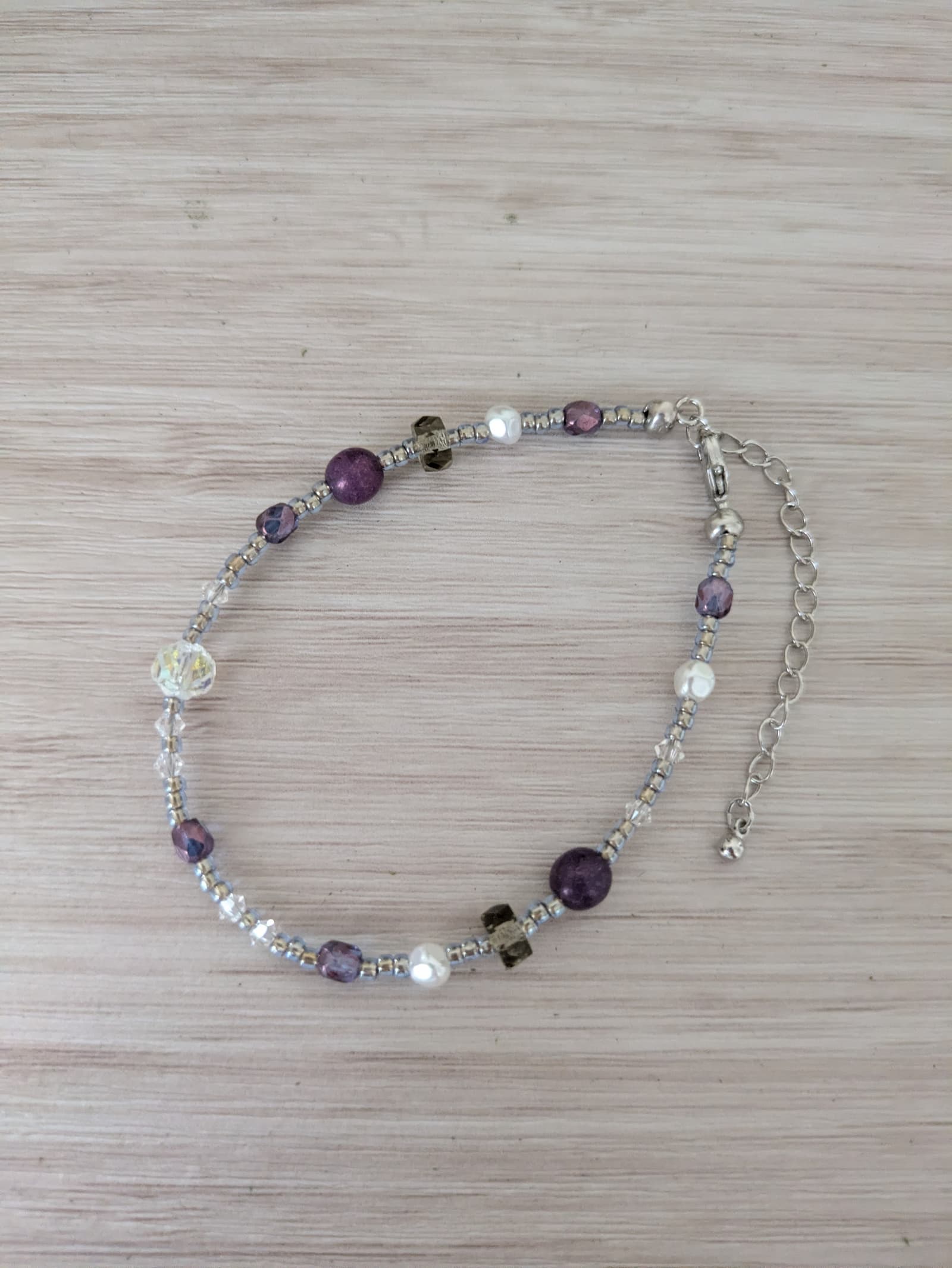 Parure Complète Rivière de Kiso (Collier, Bracelet, Boucles d'oreilles) - Collection Rivières Enchantées - Par Sakura Créations