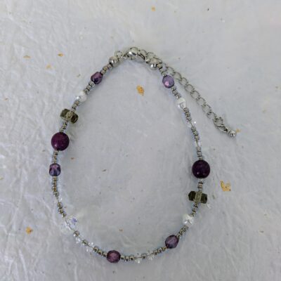 Bracelet Éclats de Kiso – Collection Rivières Enchantées – Par Sakura Créations