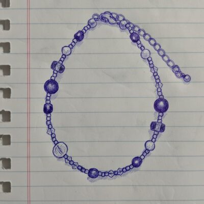 Bracelet Eclats de Kiso – Collection Rivières Enchantées – Par Sakura Créations