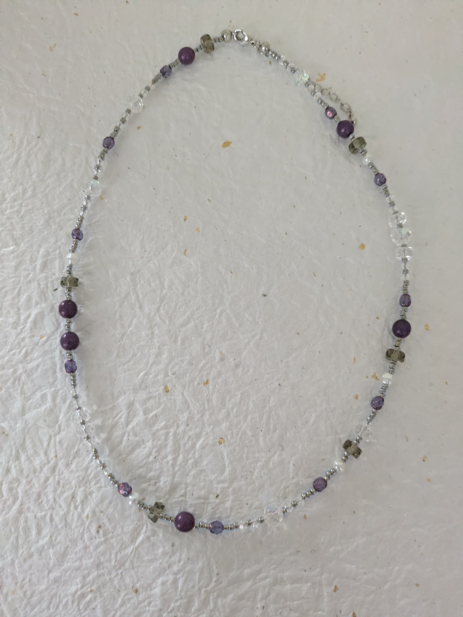 Collier Cascade de Kiso - Violet