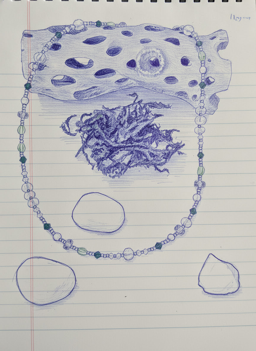 Collier Souffle d'Akasawa - Collection Rivières Enchantées - Par Sakura Créations