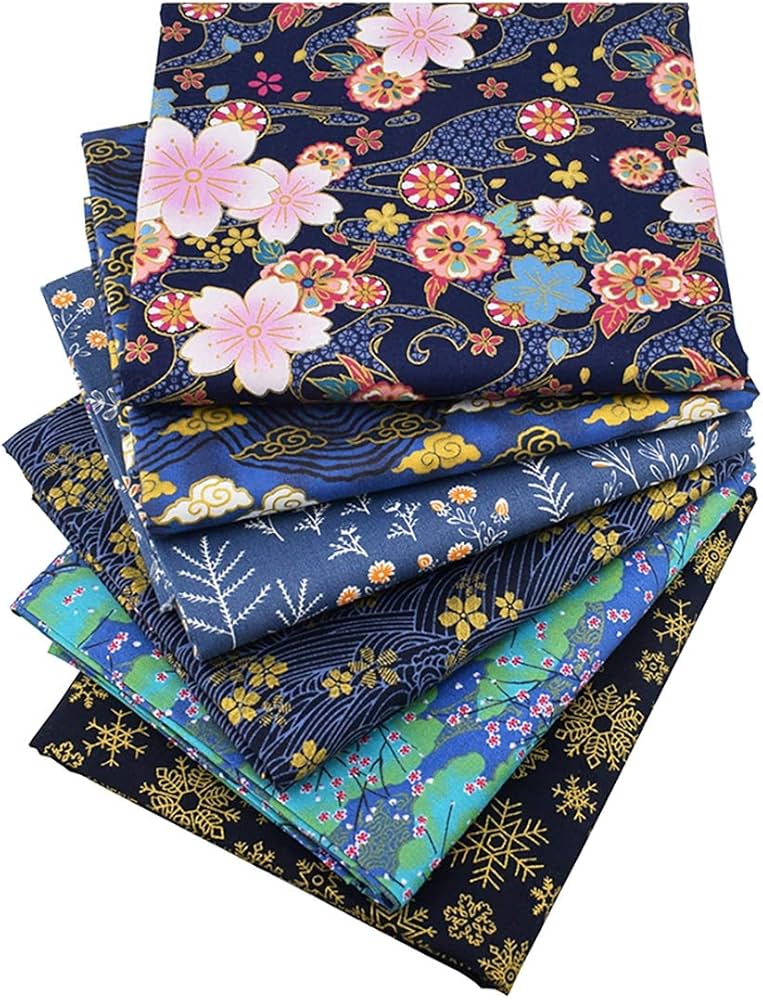 Des tissus Furoshiki bleus colorés et élégants, réutilisables à l’infini