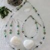 Parure complète Forêt d'Akasawa - Collection Rivières Enchantées - Par Sakura Créations