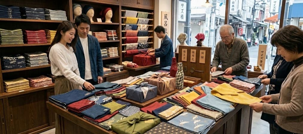 Magasin spécialisé en furoshiki