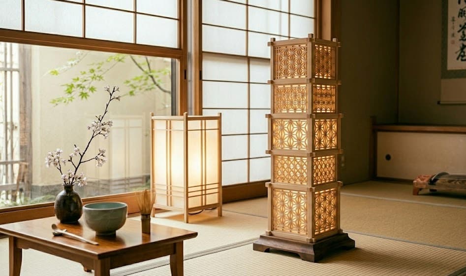 Décoration contemporaine inspirée du kumiko japonais