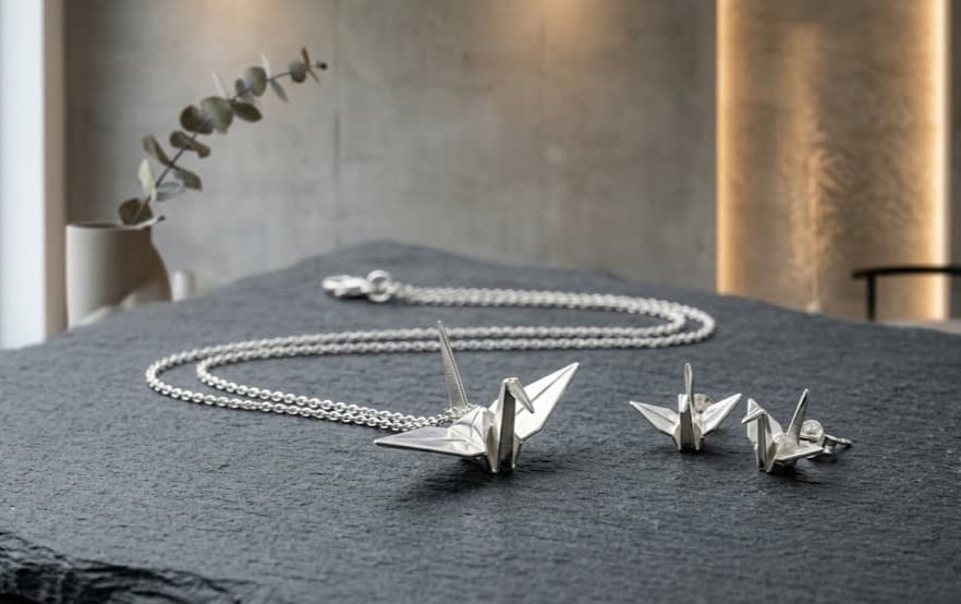 Bijoux inspirés par l'art de l'Origami