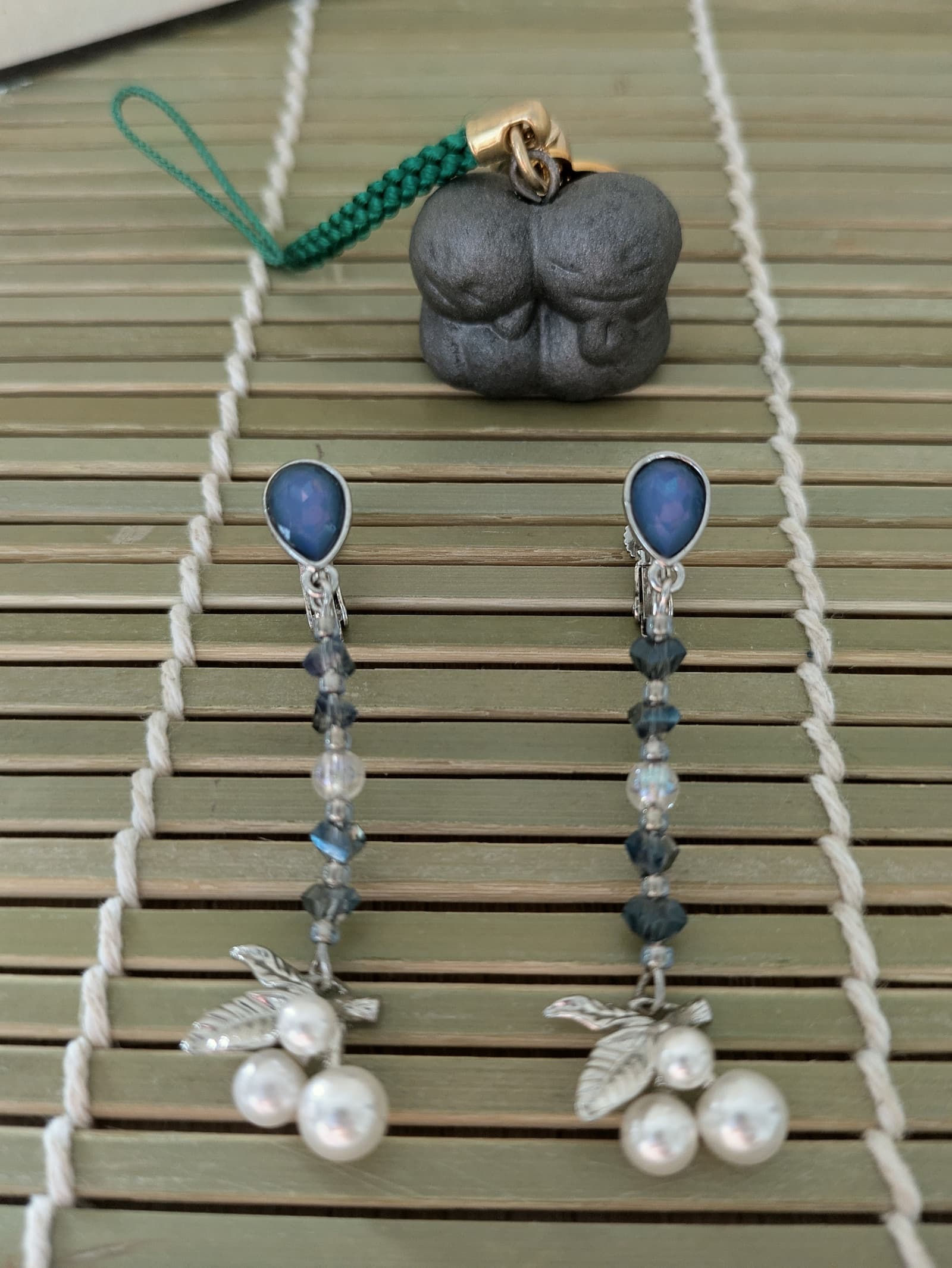 Boucles d'oreilles Fleur d'Héliotrope