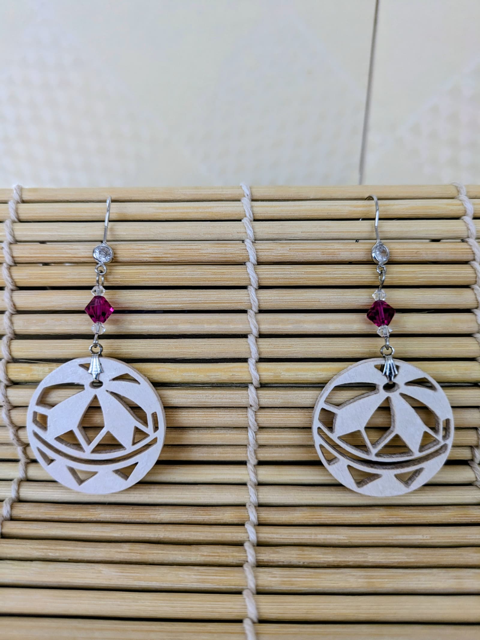 Boucles d'oreilles Hanasaki - Blanc