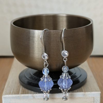 Boucles d'oreilles Lanterne Japonaise - Vue suspendue