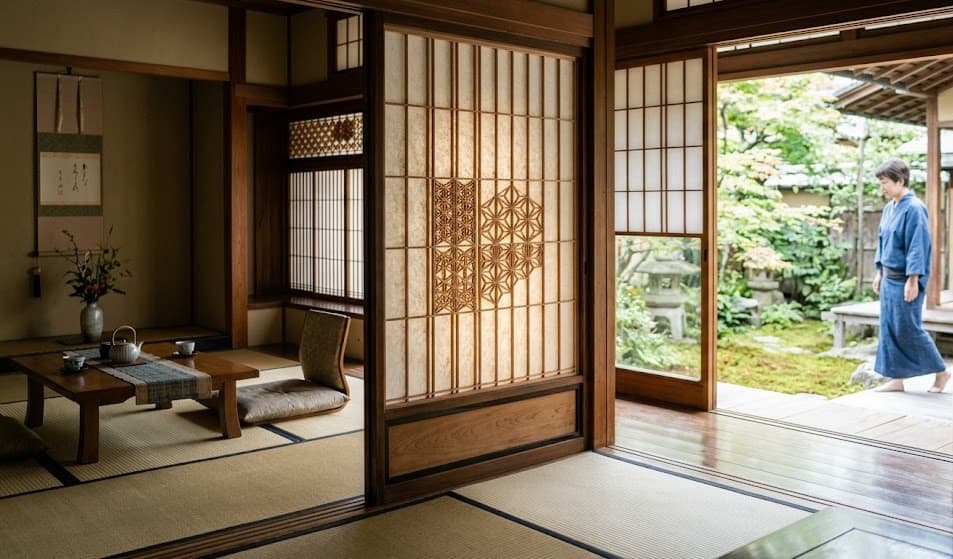 Un shoji japonais