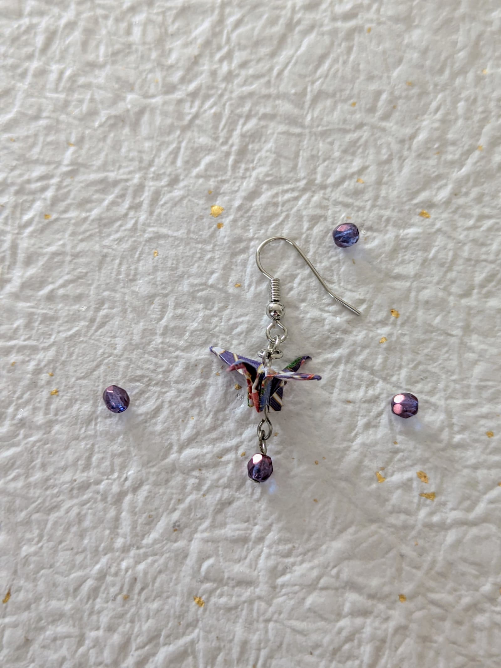 Boucles d'oreilles Danse du Tsuru - Brise de Sakura
