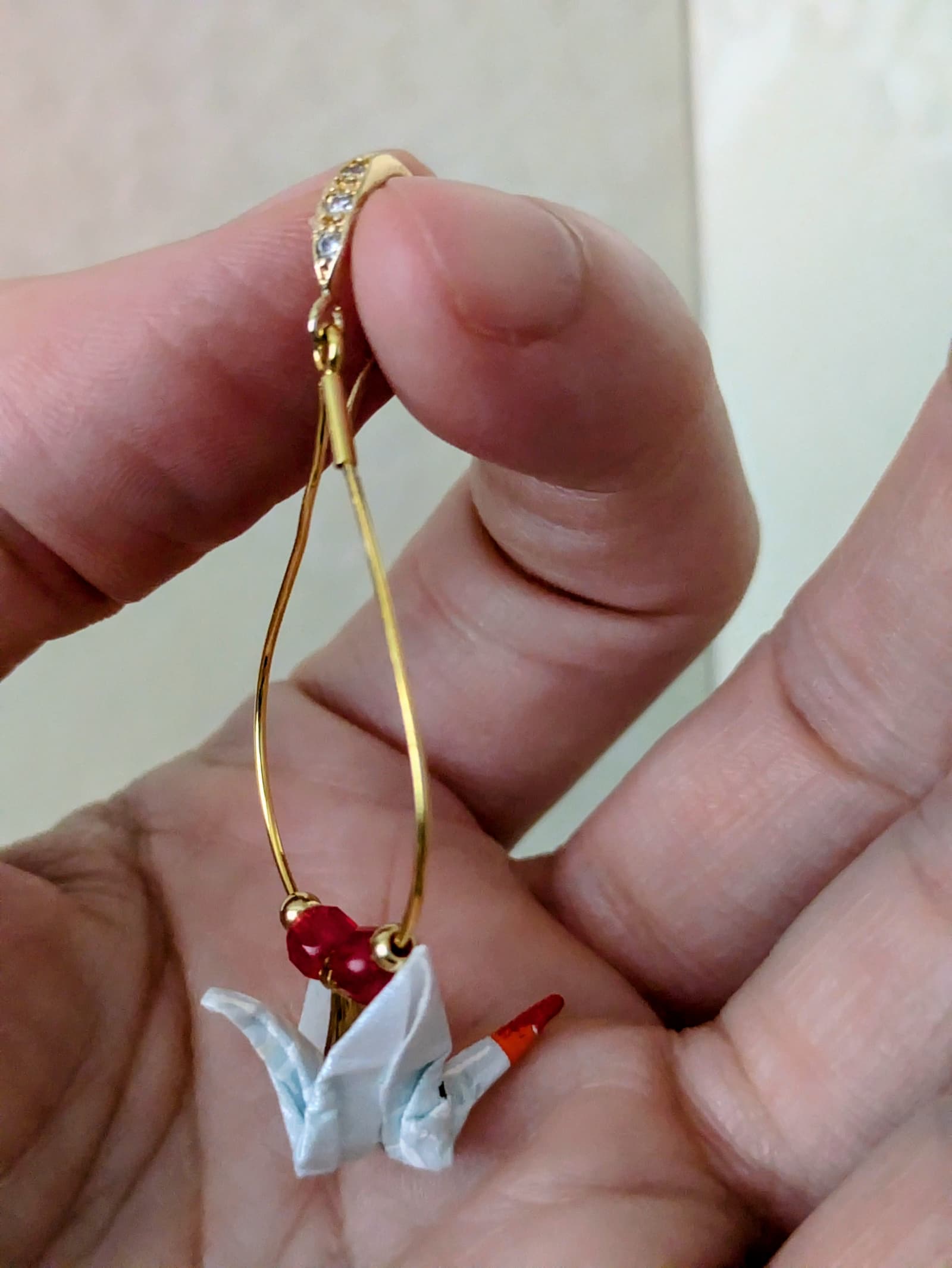 Boucles d'oreilles Hokkaidō no Tsuru - Kingyo