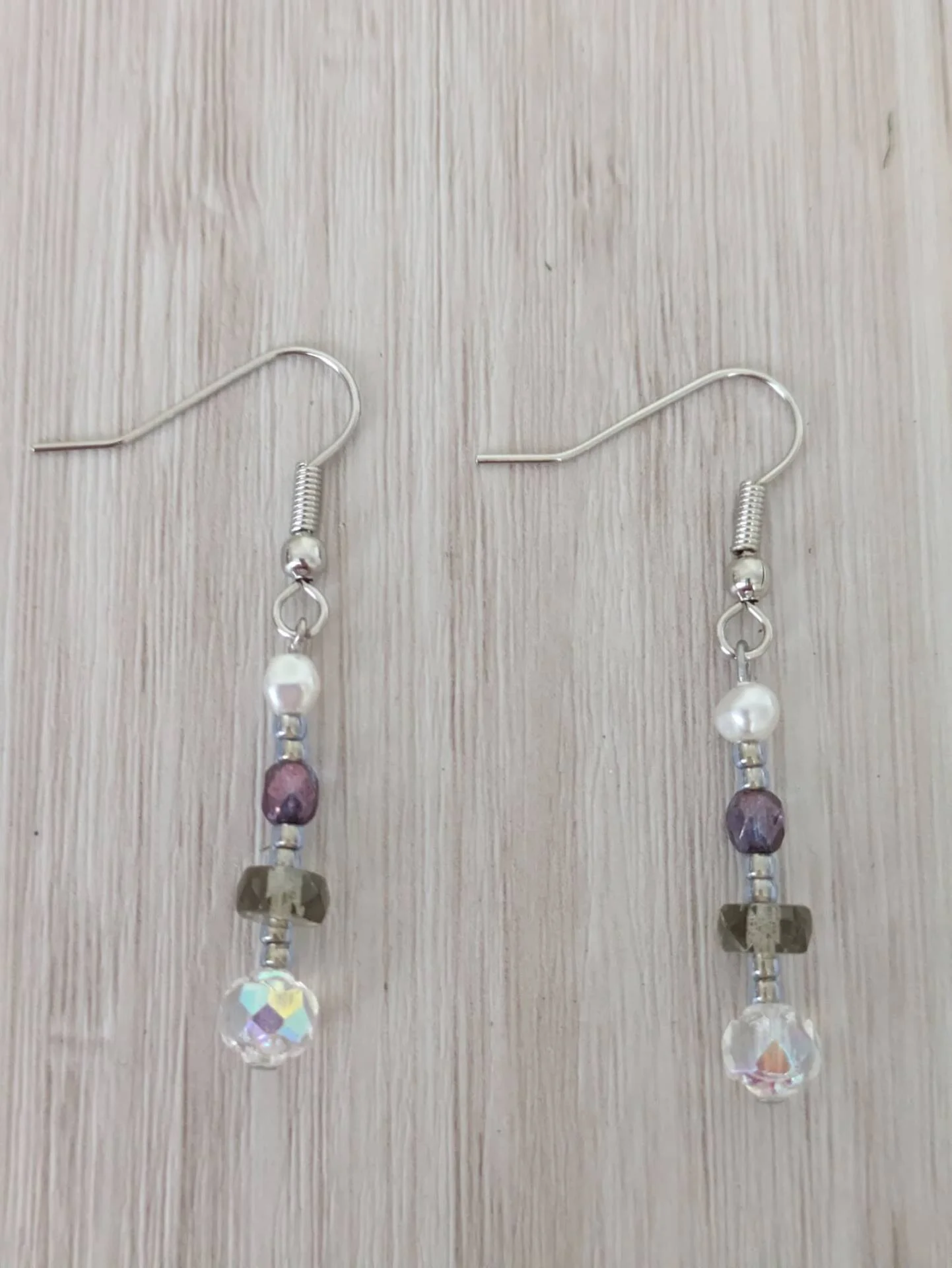Boucles d’oreilles Lumières de Kiso - Violet
