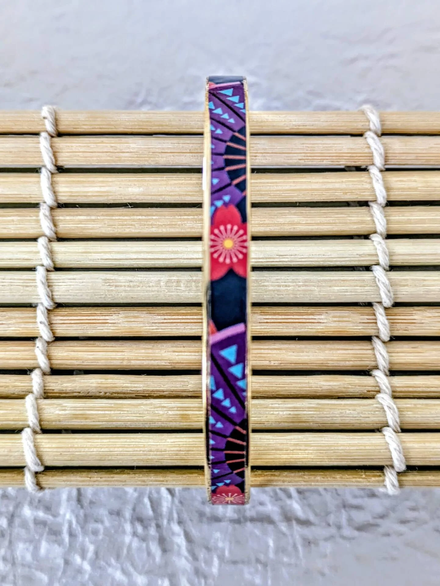 Bracelet Crépuscule d'Osaka en papier Washi
