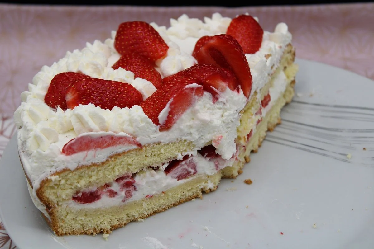 Christmas Cake aux fraises