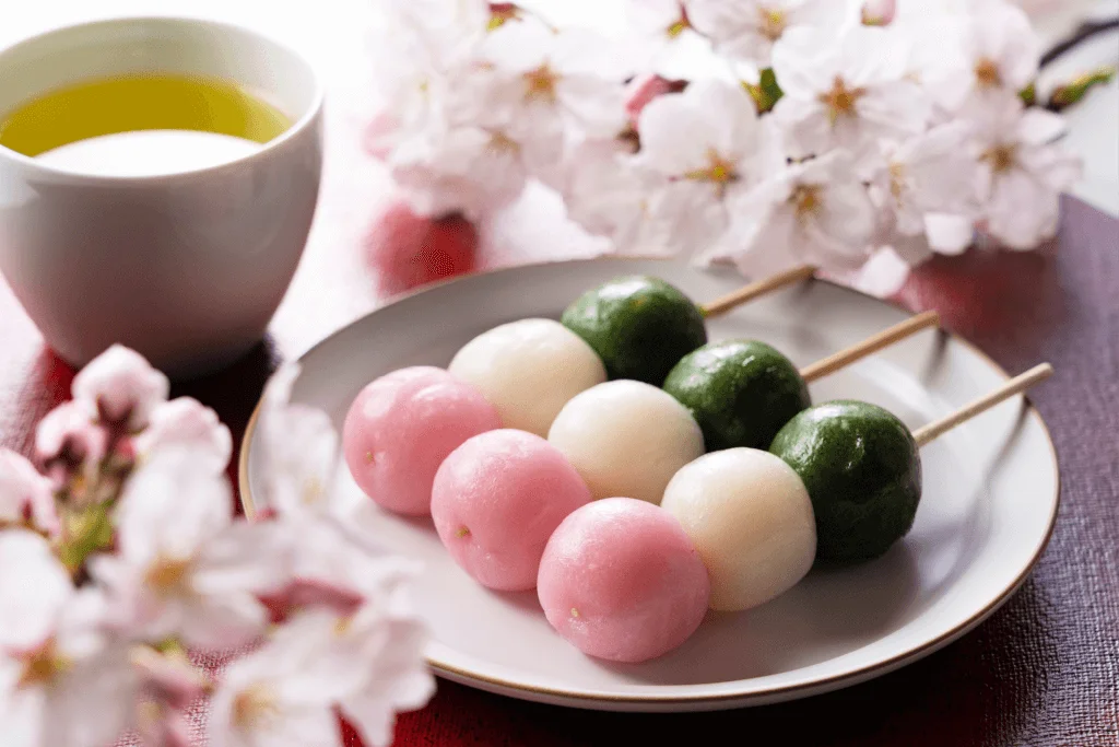 Hanami Dango, douceurs japonaises pour le printemps